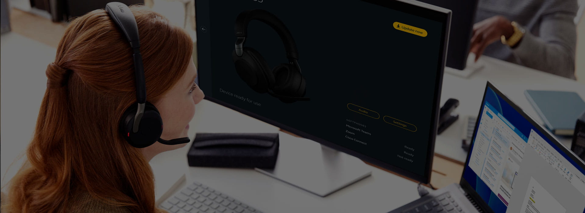 Jabra Direct running on the computer