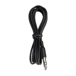 Black Audio cable for Jabra Noise-Cancelling Headphones