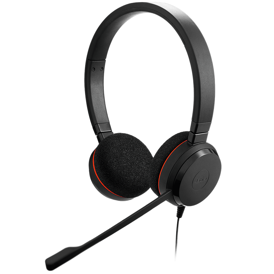 Jabra Evolve 20 headset with quality microphone
