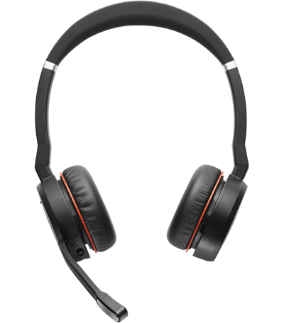 Jabra Evolve 65 Bluetooth Stereo Wireless Headset - Computers, Macs, Mobile  Devices, Ideal for Voice, Video Apps - Compatible with Zoom, Teams, Google