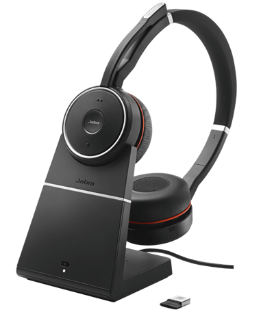 Comprar Jabra Evolve 75 Stereo con base de carga auricular profesional con  gran calidad para llamadas y música. Conexión inalámbrica vía Bluetooth.  Carga con 18 horas de autonomía, cancelación activa de ruido