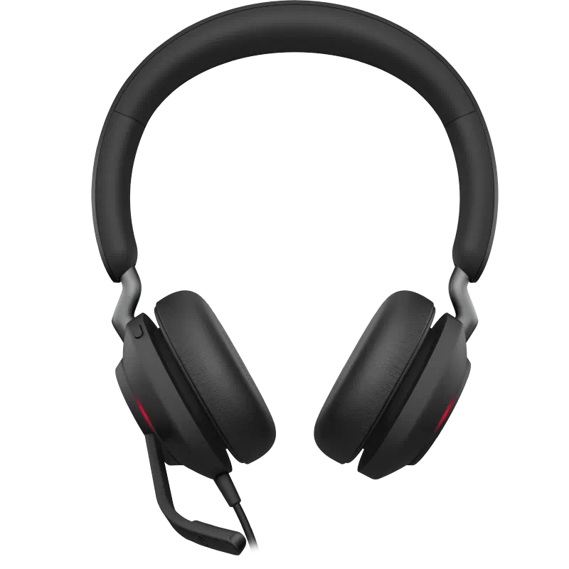 Jabra Evolve2 75 Wireless On-ear Stereo Headset, USB-C, For MS