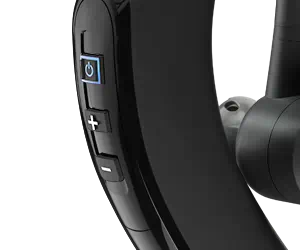 Premium Bluetooth® headset with 2 noise-cancelling microphones
