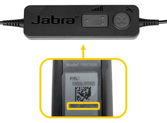 Micro Casque USB JABRA Biz 1500 duo - Noir (1559-0159)