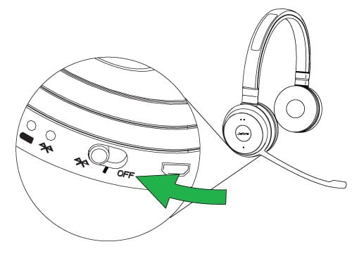 Jabra evolve 65 fashion switch between pc and mobile